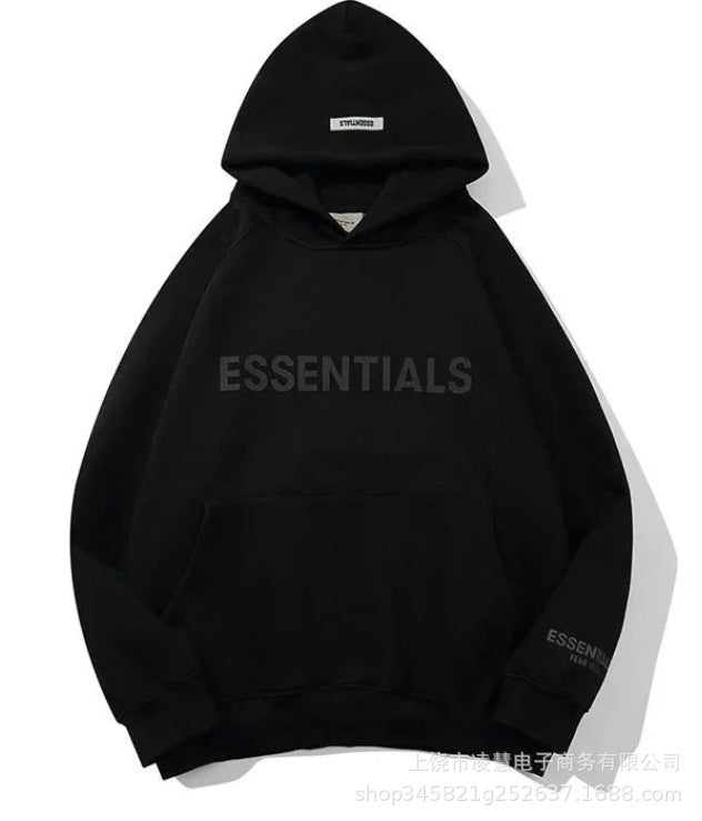 Unisex Letter Print Hoodie, Casual & Warm for Autumn/Winter and spring