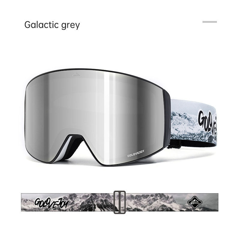 Magnetic ski goggles for men and women