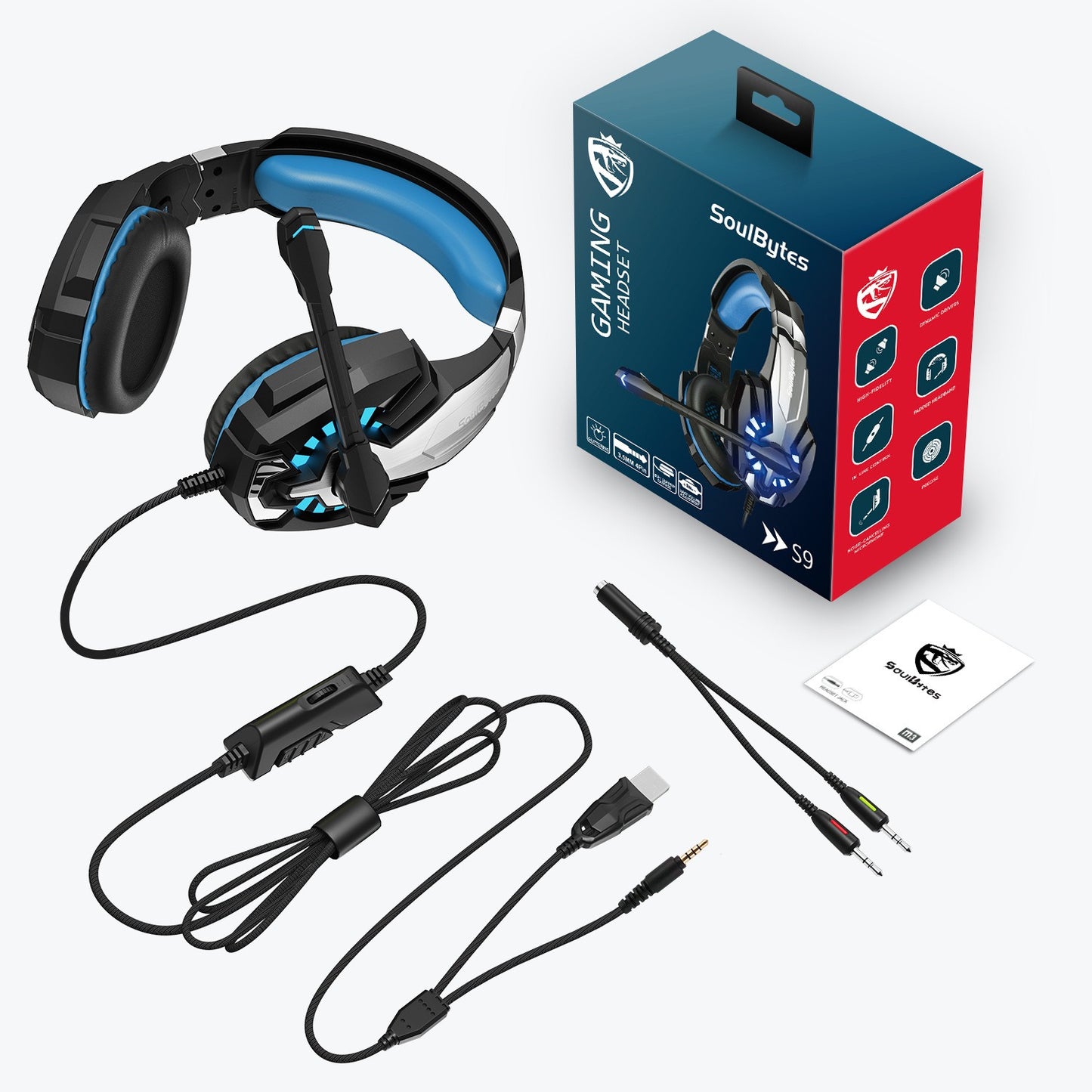 S9 Head mounted Esports Gaming Earphones