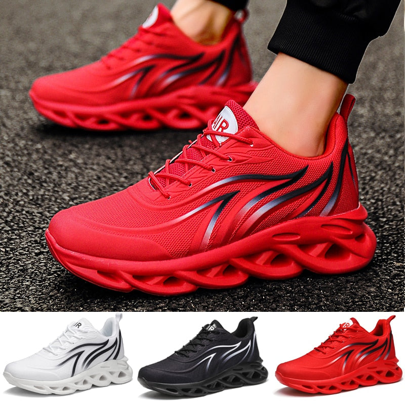 Men's Flame Printed Sneakers