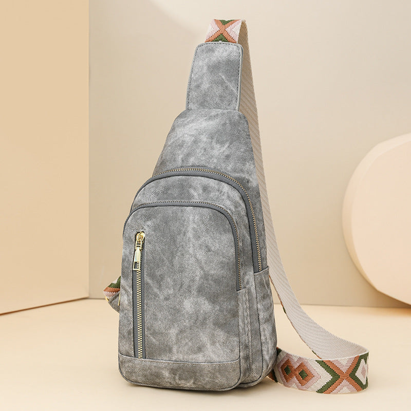 Chest Bag for Women, Stylish One-Shoulder Backpack