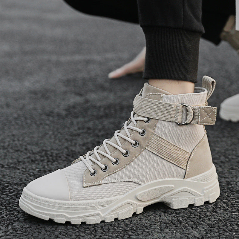 High top Martin boots for teenagers, fashionable and trendy casual board shoes.