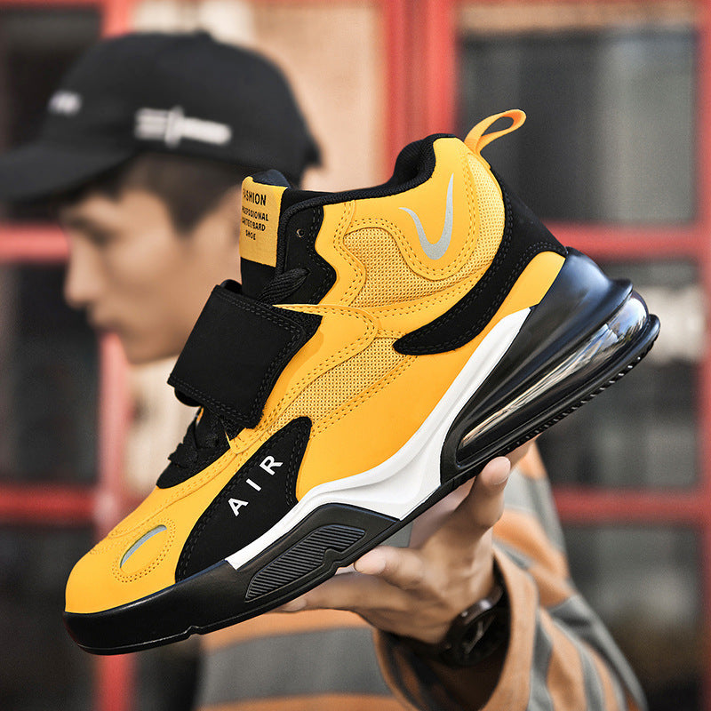 Men's autumn winter high-top air cushion basketball shoes