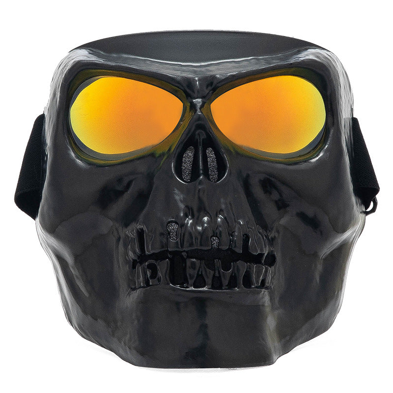 Retro Harley Skull Goggles Mask Motorcycle