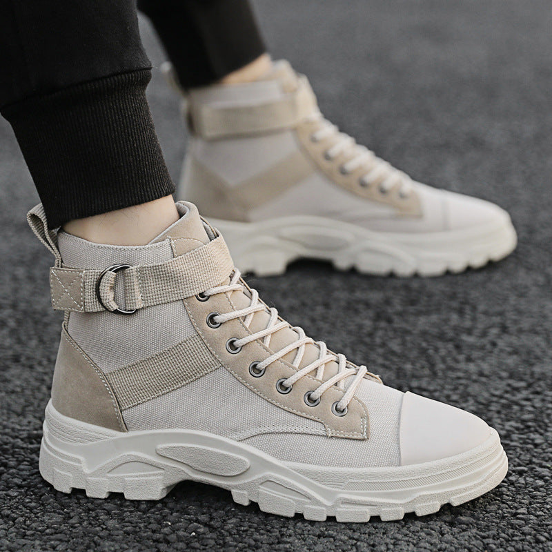 High top Martin boots for teenagers, fashionable and trendy casual board shoes.