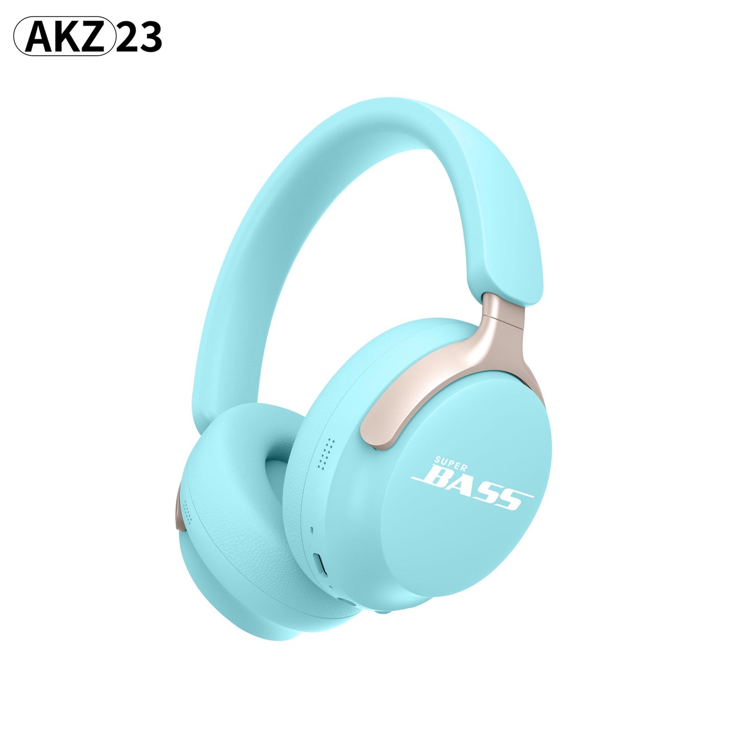 New wireless Bluetooth headset with macaron color AKZ-23 card insertion.