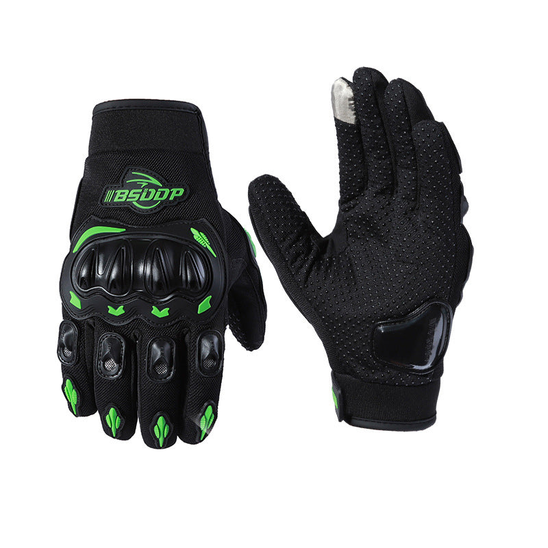Motorcycle Riding Gloves, All Finger, Summer Breathable, Men's And Women's