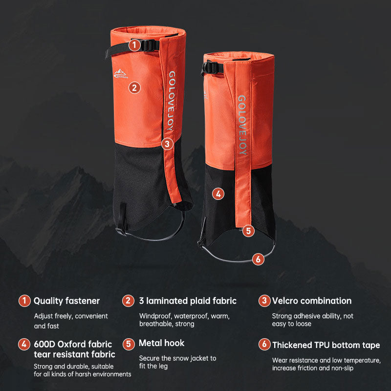 Hiking Skiing Leg Guard Foot Cover Men and Women