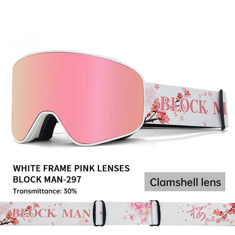 Cover Ski Glasses Winter Outdoor Sports Goggles