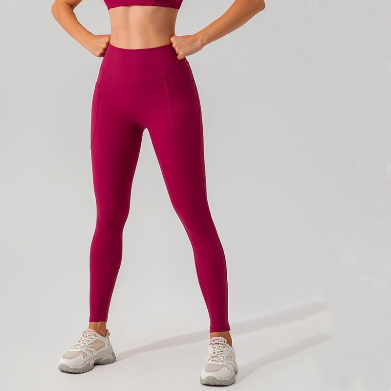 Women’s Threaded High-Waist Yoga Pants