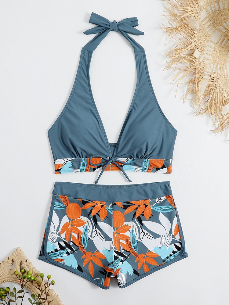 Women's High-Waisted Sports Bikini suit