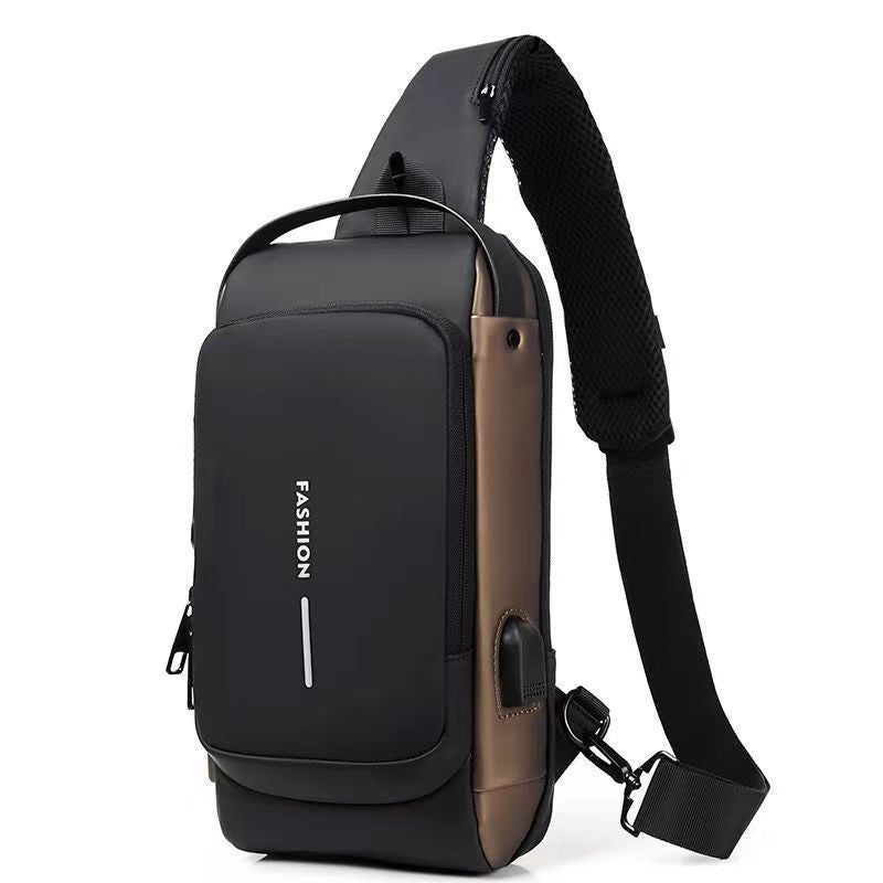 Motorcycle bag password anti-theft chest bag