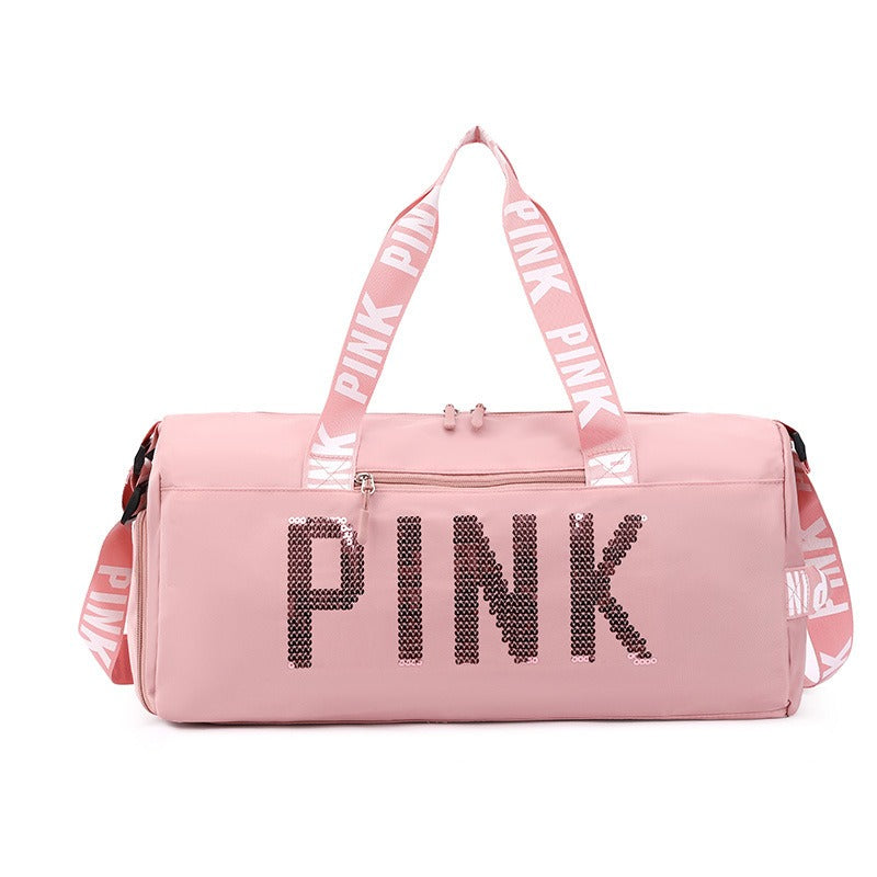 New fitness bag, shoe compartment, dry wet separation bag