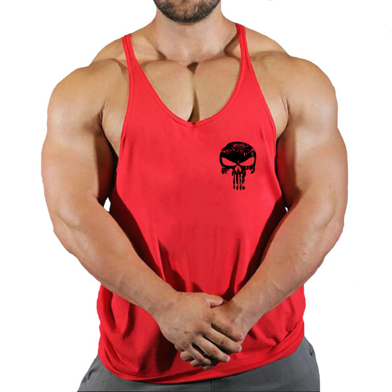 Fitness vest men's loose sleeveless