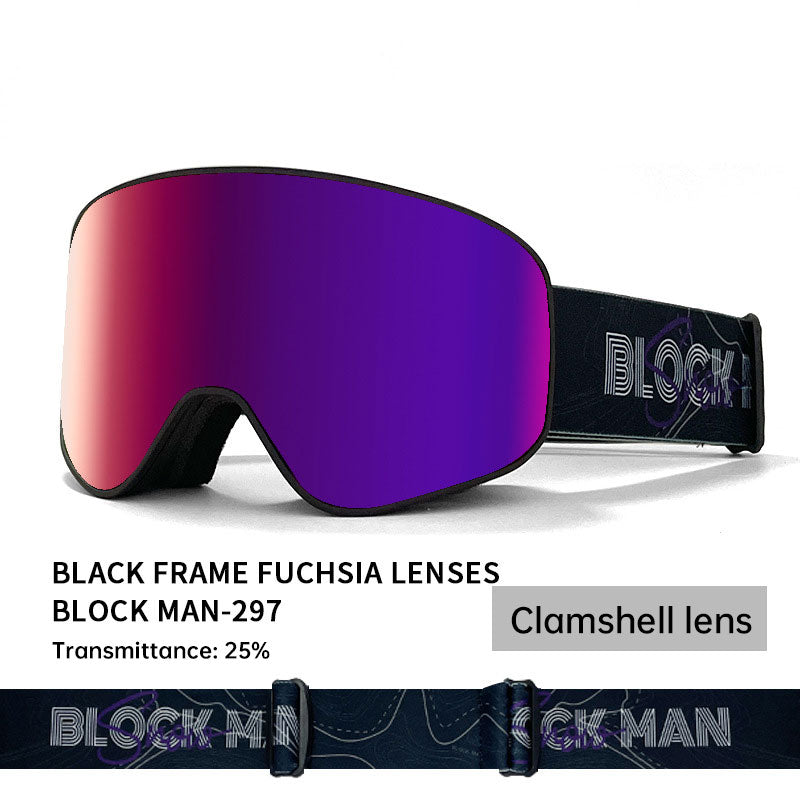 Cover Ski Glasses Winter & Outdoor Sports Goggles