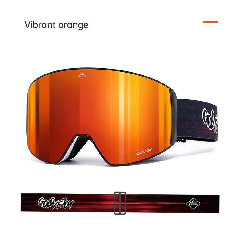 Magnetic ski goggles for men and women