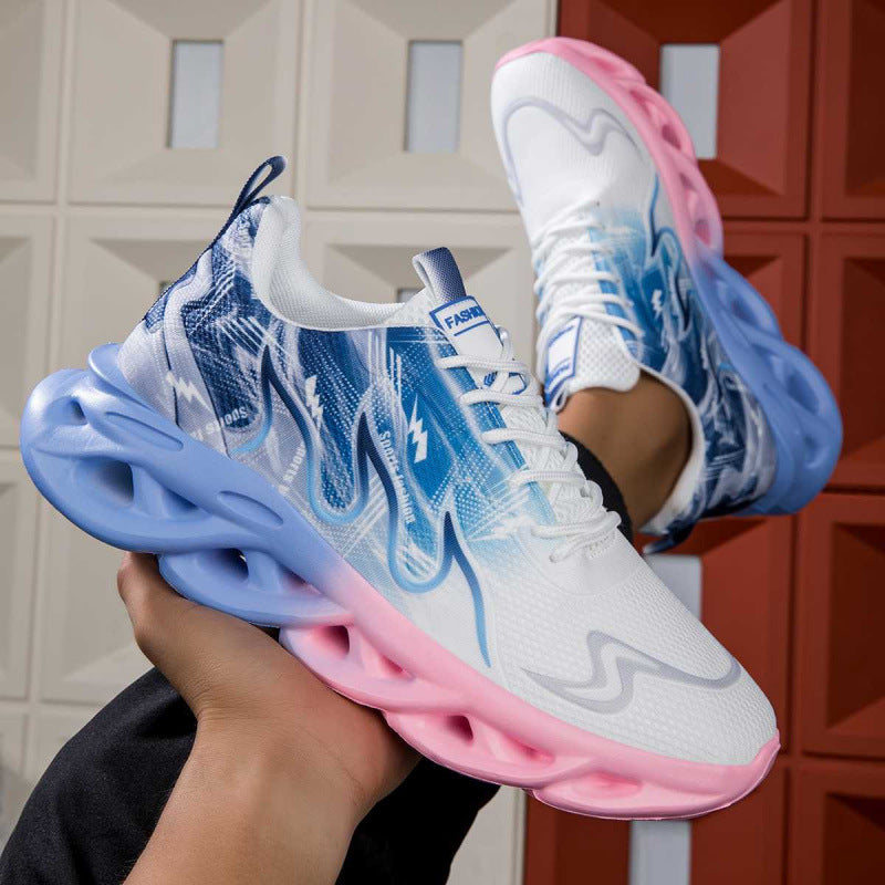 Unisex street fashion twist sole sports shoes