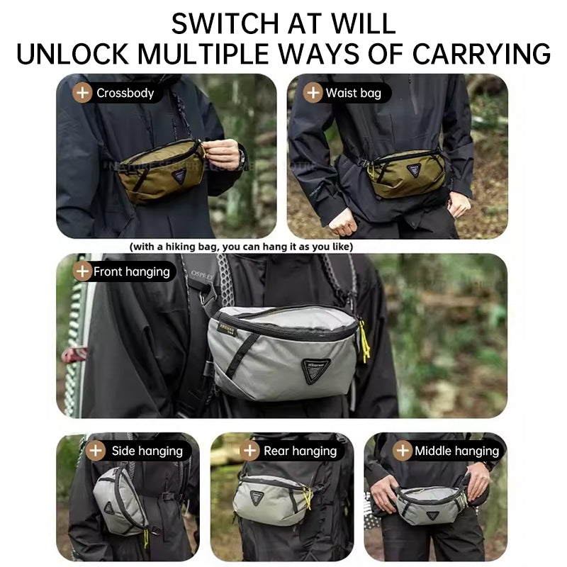 Hikeman waist bag, for outdoor sports.