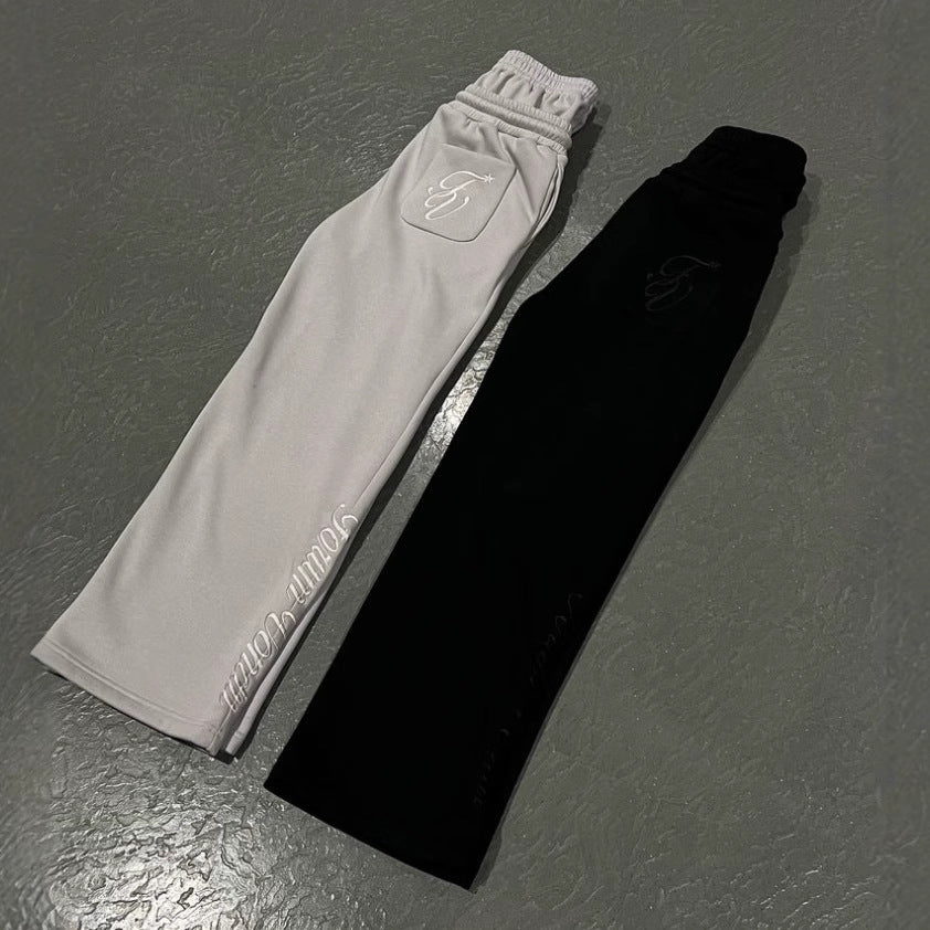 Men’s Elastic Straight-Leg Casual Pants, Lightweight & Stylish