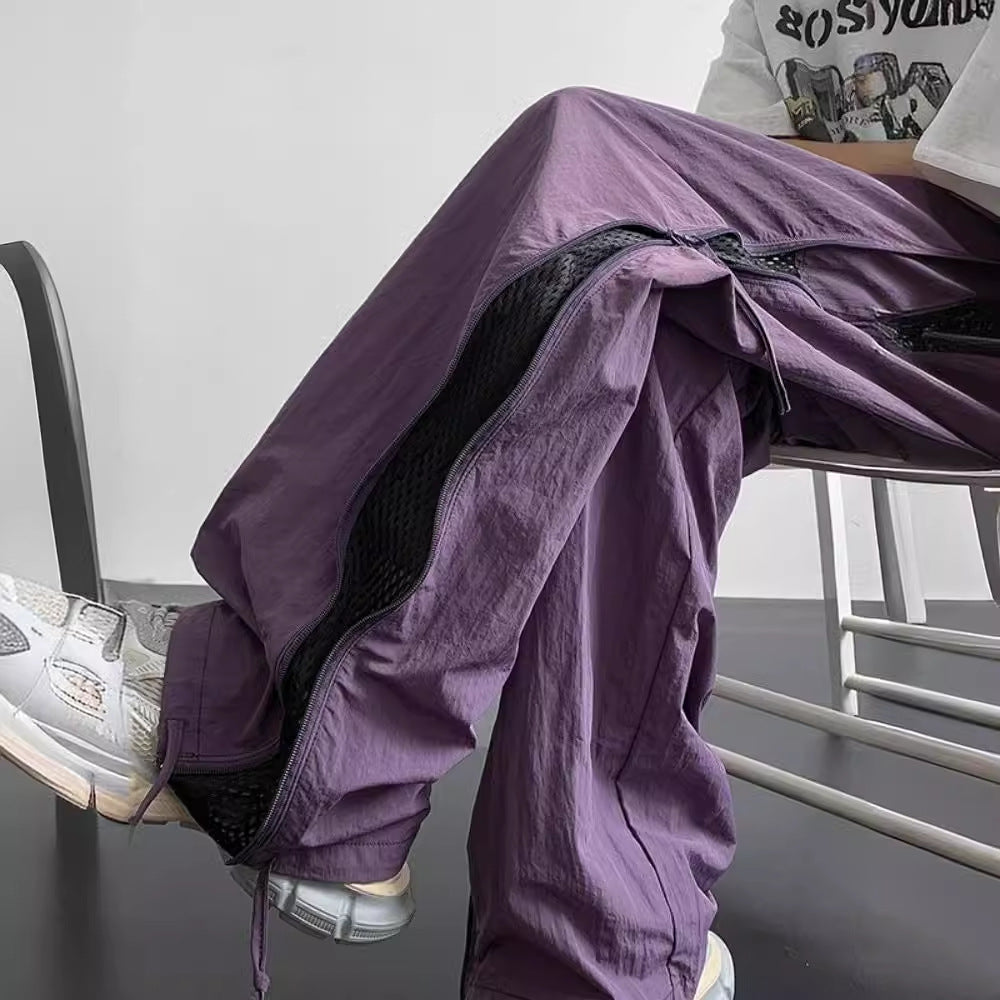 Men’s Breathable Paratrooper Cargo Pants, Lightweight & Quick-Drying