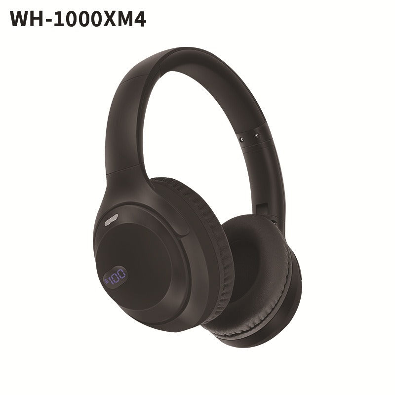 Bluetooth headset with battery display long battery life & foldable design