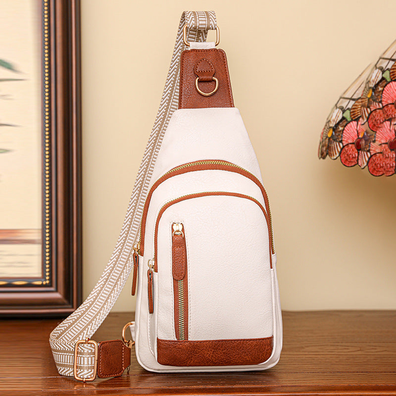 Chest Bag for Women, Stylish One-Shoulder Backpack