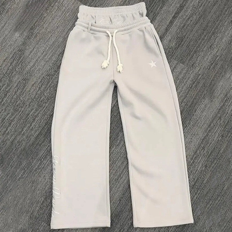 Men’s Elastic Straight-Leg Casual Pants, Lightweight & Stylish