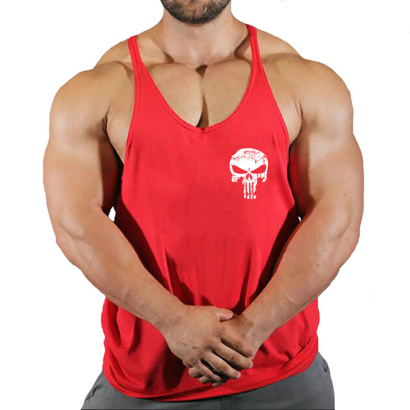 Fitness vest men's loose sleeveless