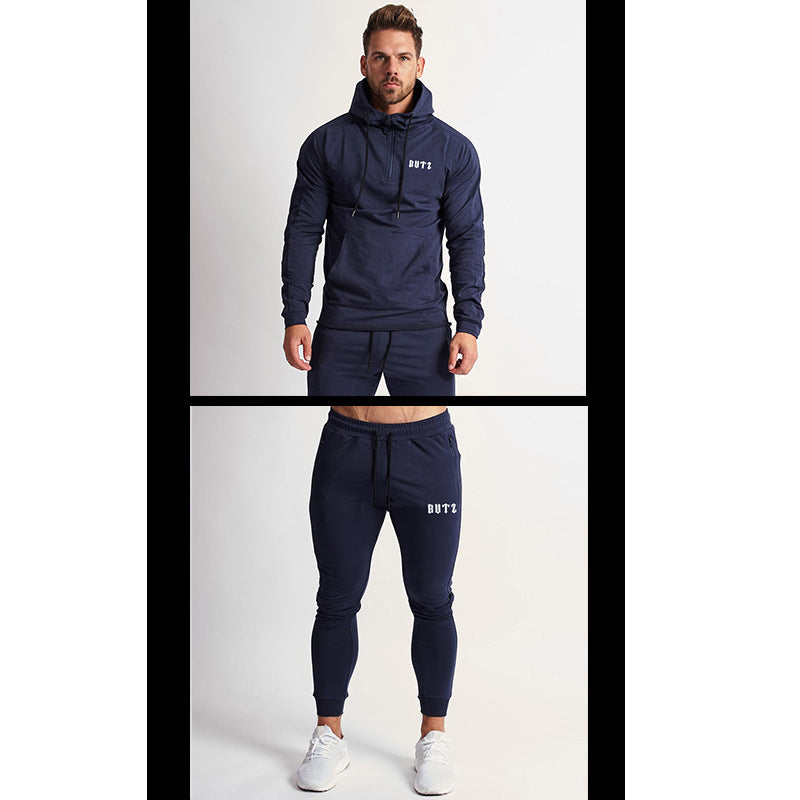 Muscle Leisure Sports Fitness Clothing Men's Suit
