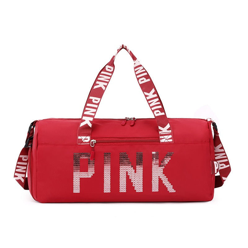 New fitness bag, shoe compartment, dry wet separation bag