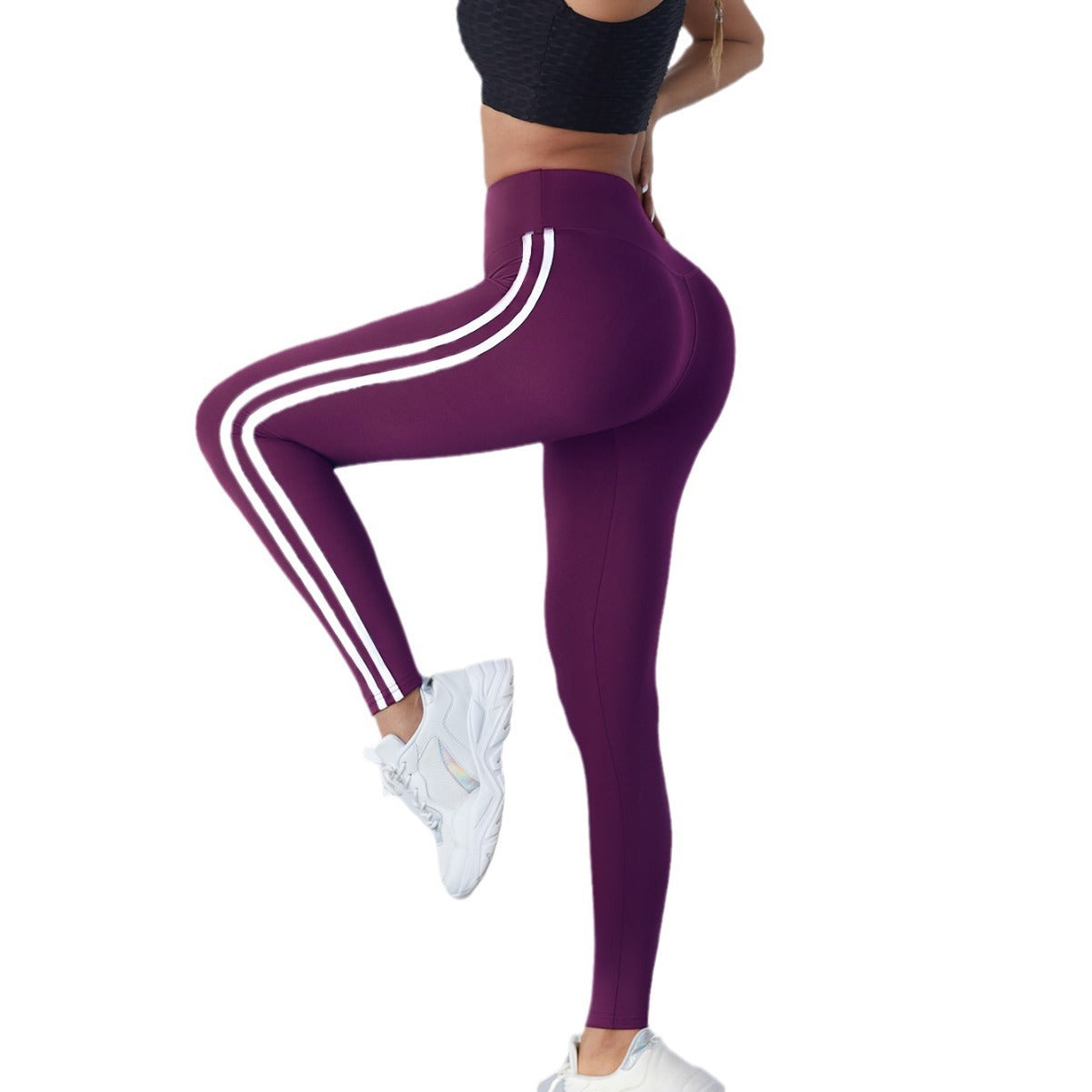 Yoga leggings, women's high waisted and hip lifting