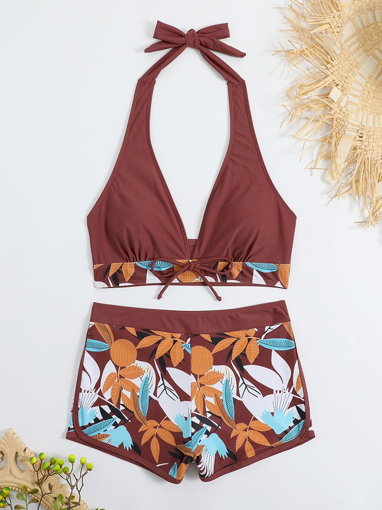 Women's High-Waisted Sports Bikini suit
