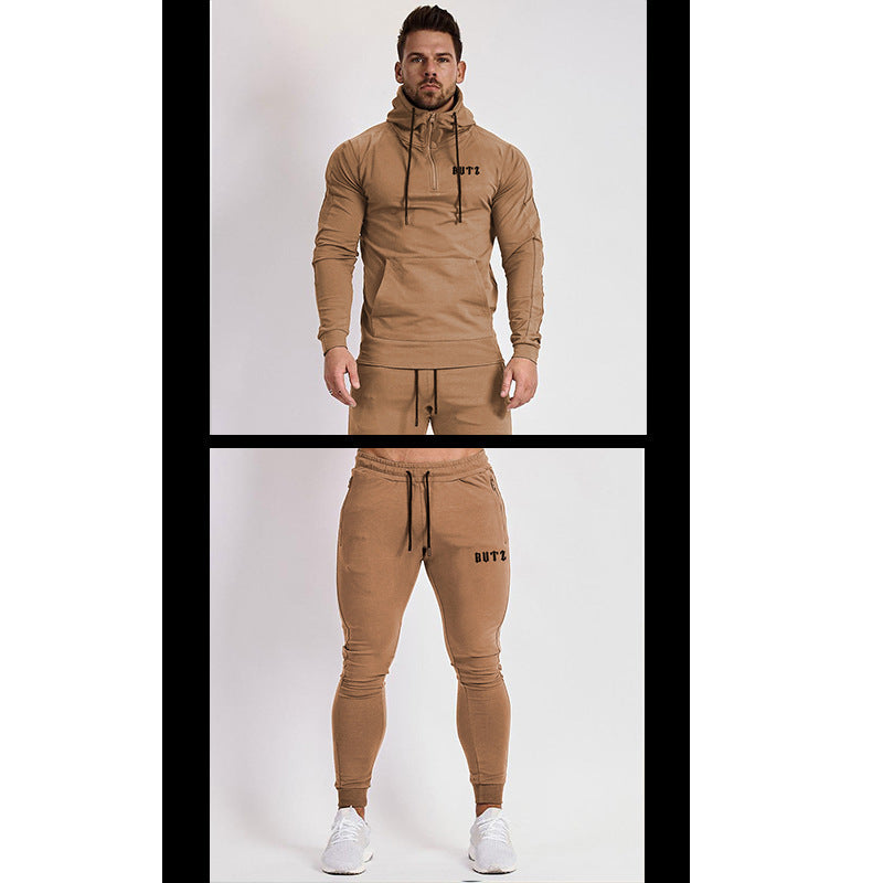 Muscle Leisure Sports Fitness Clothing Men's Suit