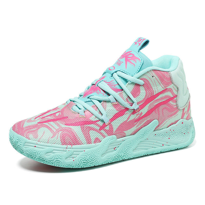 purple MB.03 men's and women's indoor and outdoor shock-absorbing and anti slip basketball shoes
