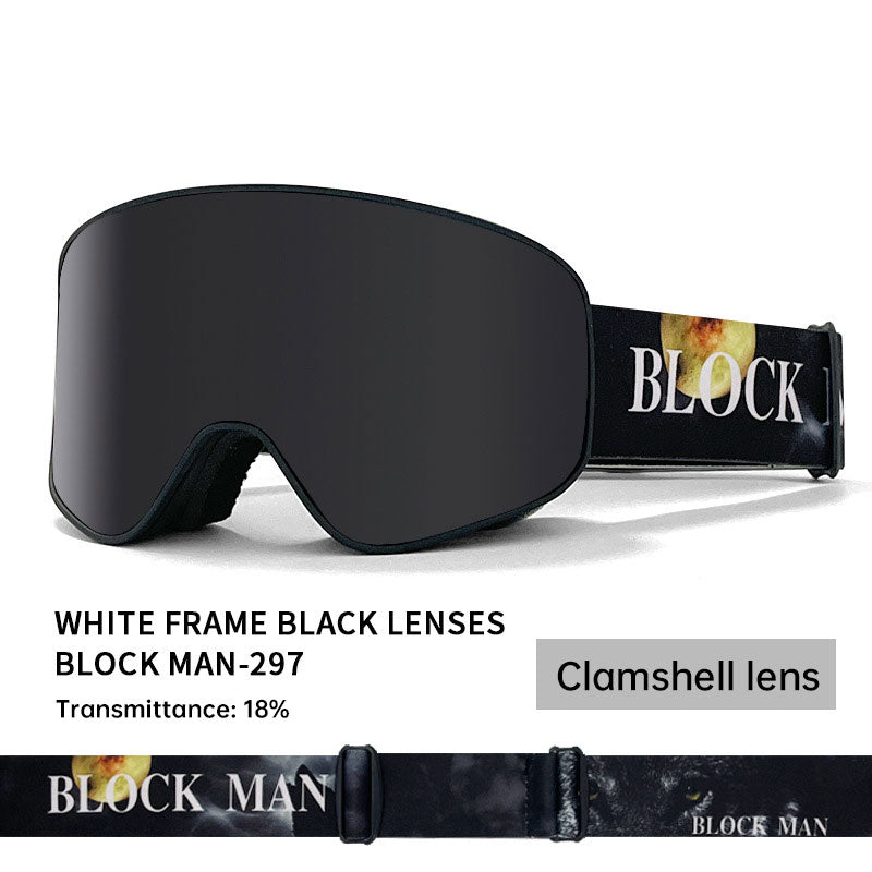 Cover Ski Glasses Winter & Outdoor Sports Goggles