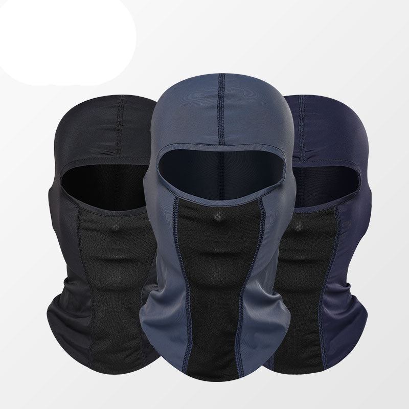Motorcycle Soft Equipment Hood Summer Sweat-Absorbing Breathable Ice Silk Motorcycle Riding Sunscreen Hood