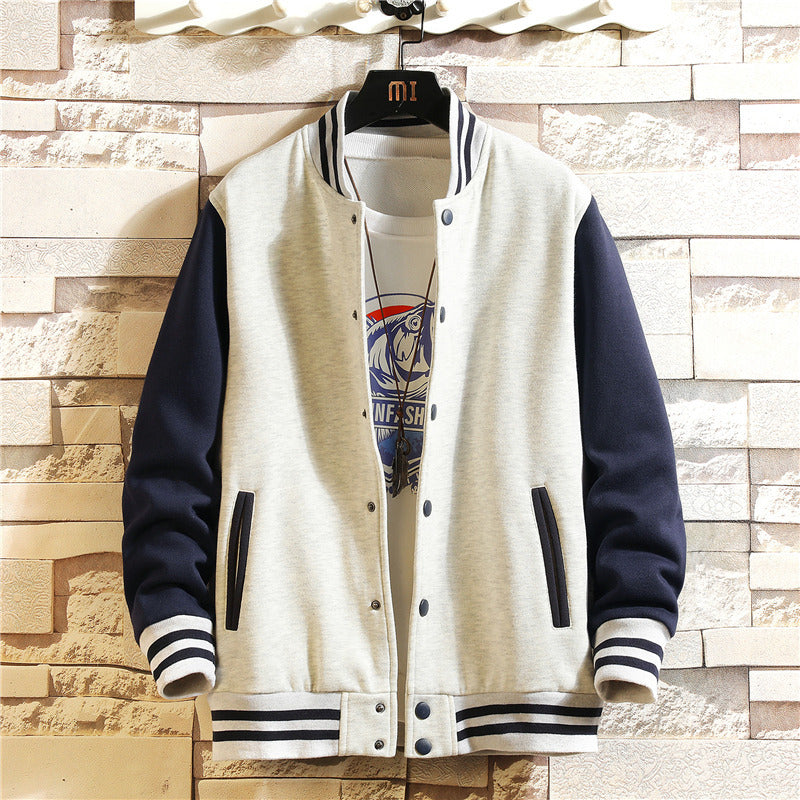 Baseball uniform, men's casual loose and trendy hoodie