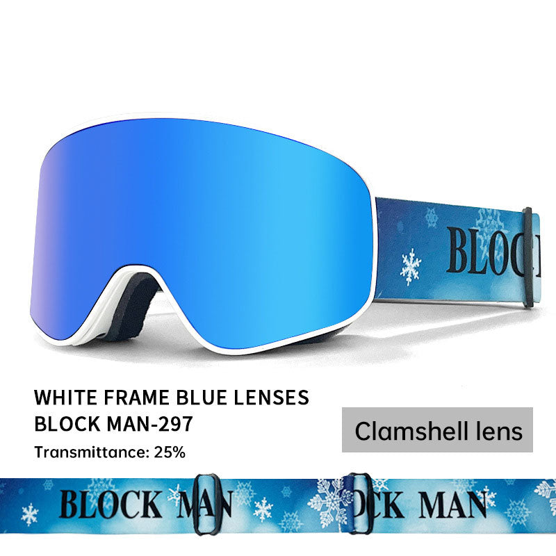 Cover Ski Glasses Winter & Outdoor Sports Goggles