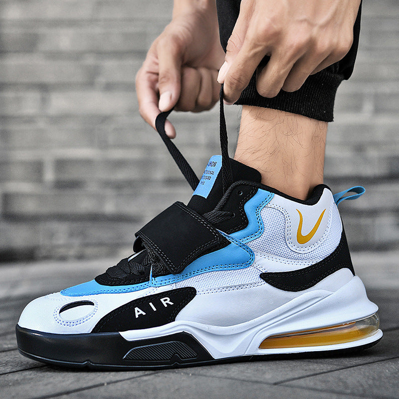 Men's autumn winter high-top air cushion basketball shoes