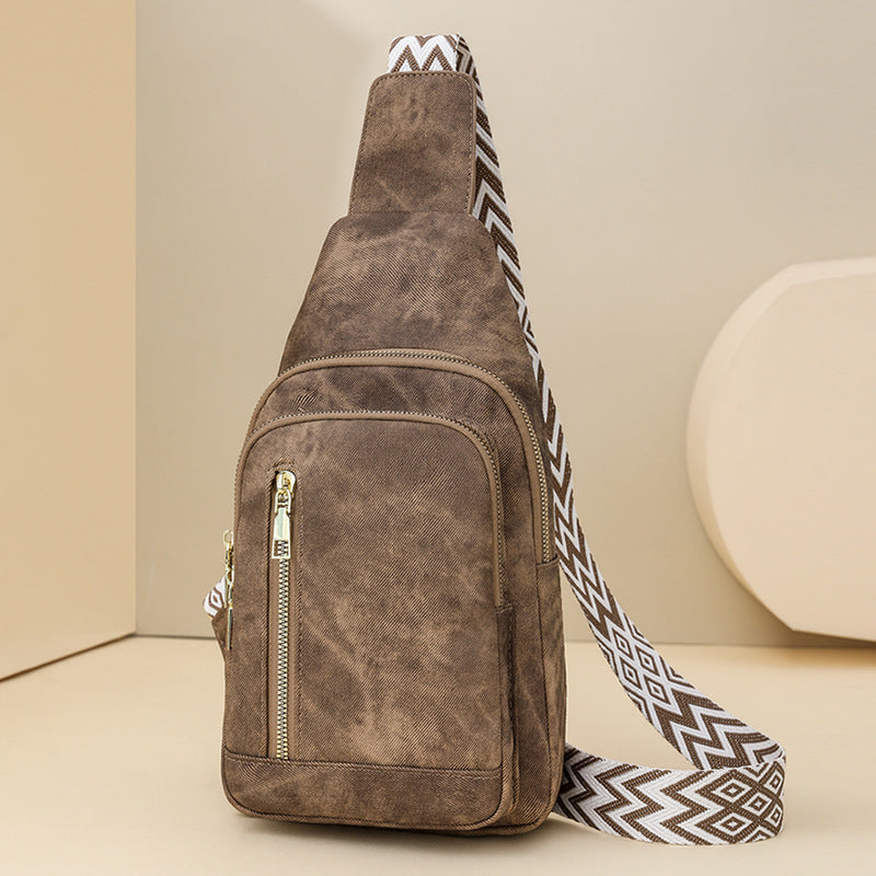 Chest Bag for Women, Stylish One-Shoulder Backpack