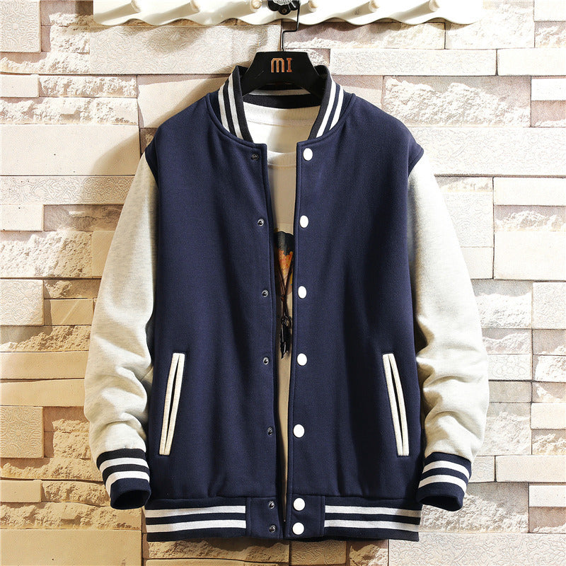 Baseball uniform, men's casual loose and trendy hoodie