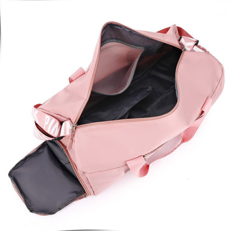 New fitness bag, shoe compartment, dry wet separation bag