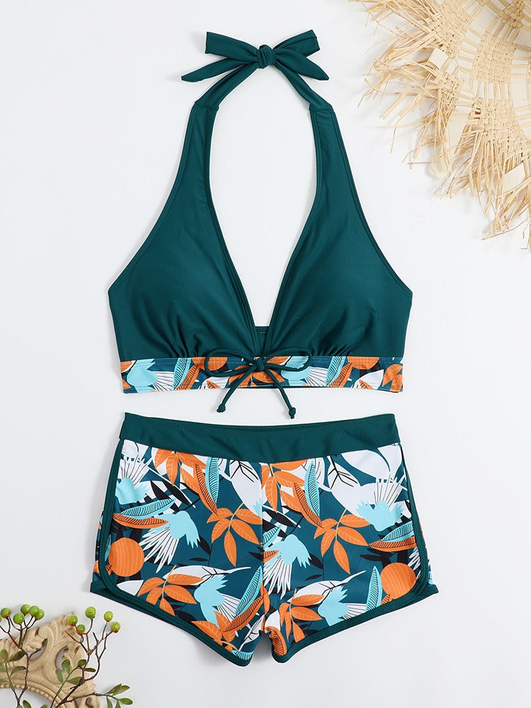 Women's High-Waisted Sports Bikini suit