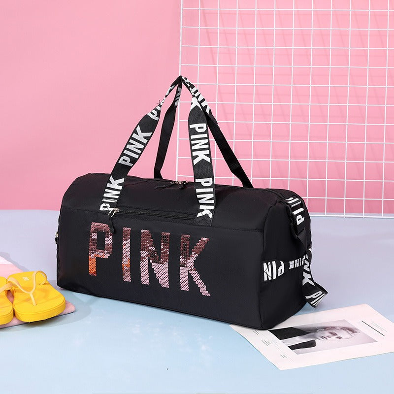 New fitness bag, shoe compartment, dry wet separation bag