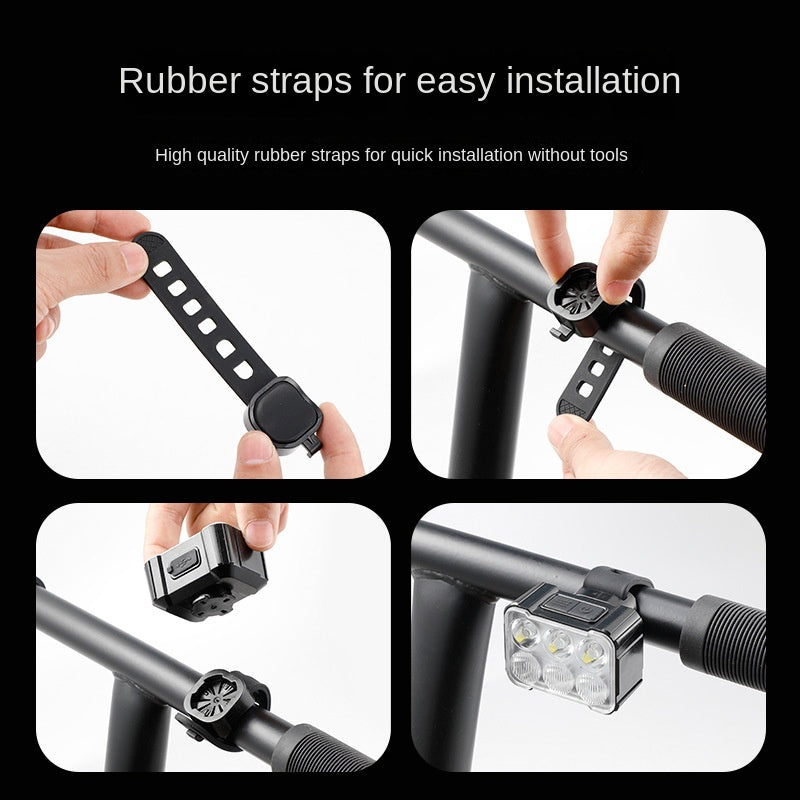 Bicycle lights, headlights, mountain bikes, night riding lights, night flashlights