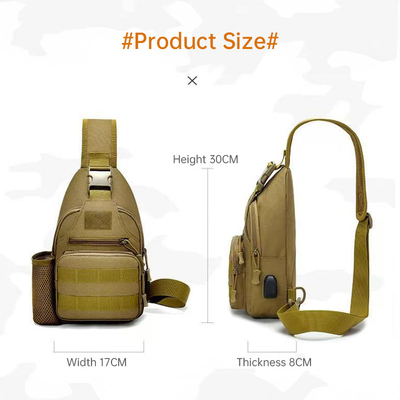 Tactical Crossbody Sling Backpack