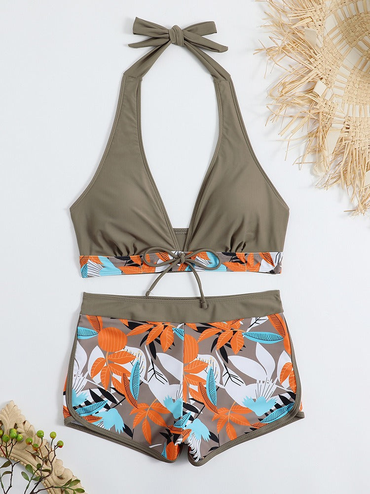 Women's High-Waisted Sports Bikini suit