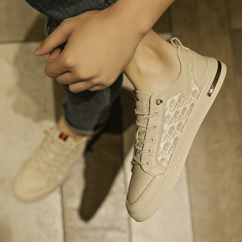 Trendy men's low cut casual sports shoeslac
