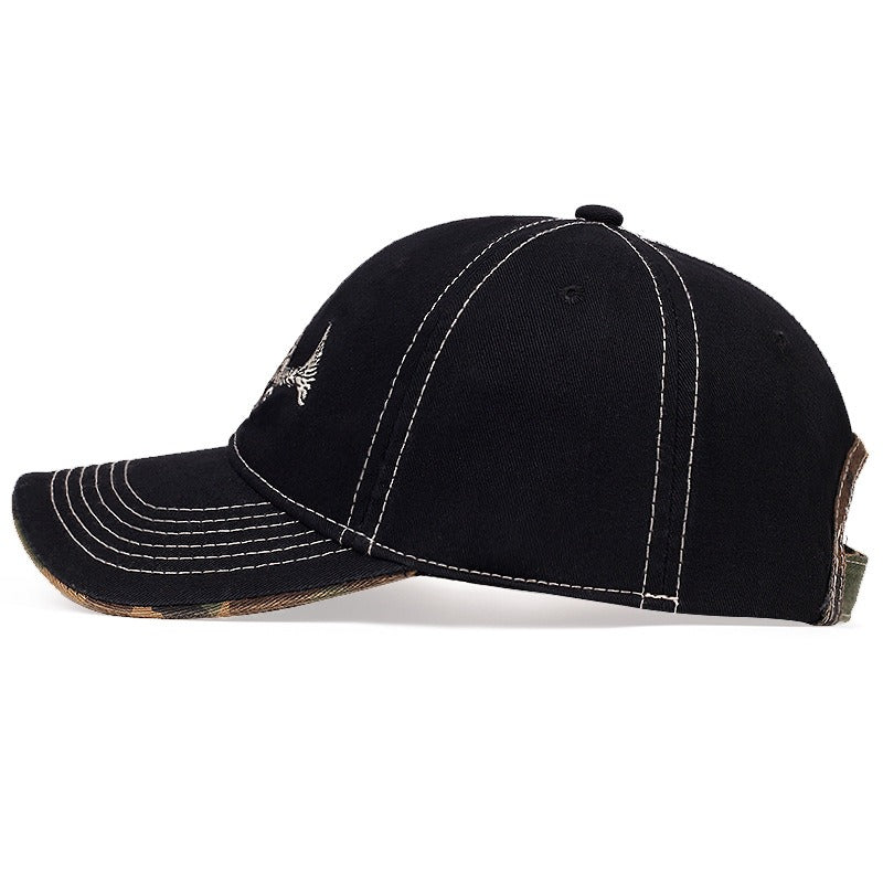 Hot selling fishbone embroidered baseball cap