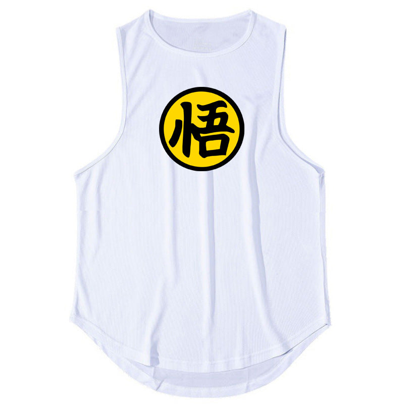 Men's running & fitness vest summer quick drying training suit